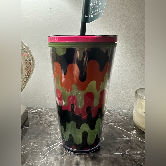 🎃 Starbucks 2023 Halloween Drippy Wave Tumbler – Glow-in-the-Dark 16oz – LE - Picture 2 of 6